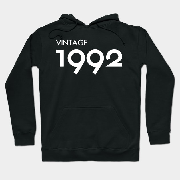 Vintage 1992 Gift 28th Birthday Party Hoodie by Damsin